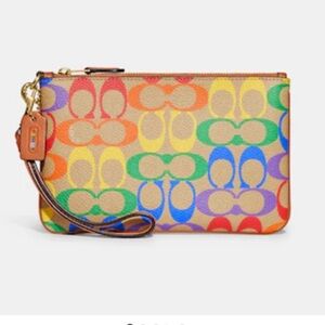 Coach Pride wristlet “Rainbow”